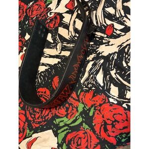 KILLCREW Leather Belt Flames Skulls Roses Biker Rock Goth Punk Metal